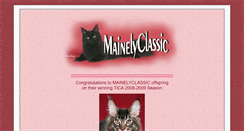 Desktop Screenshot of mainelyclassic.com